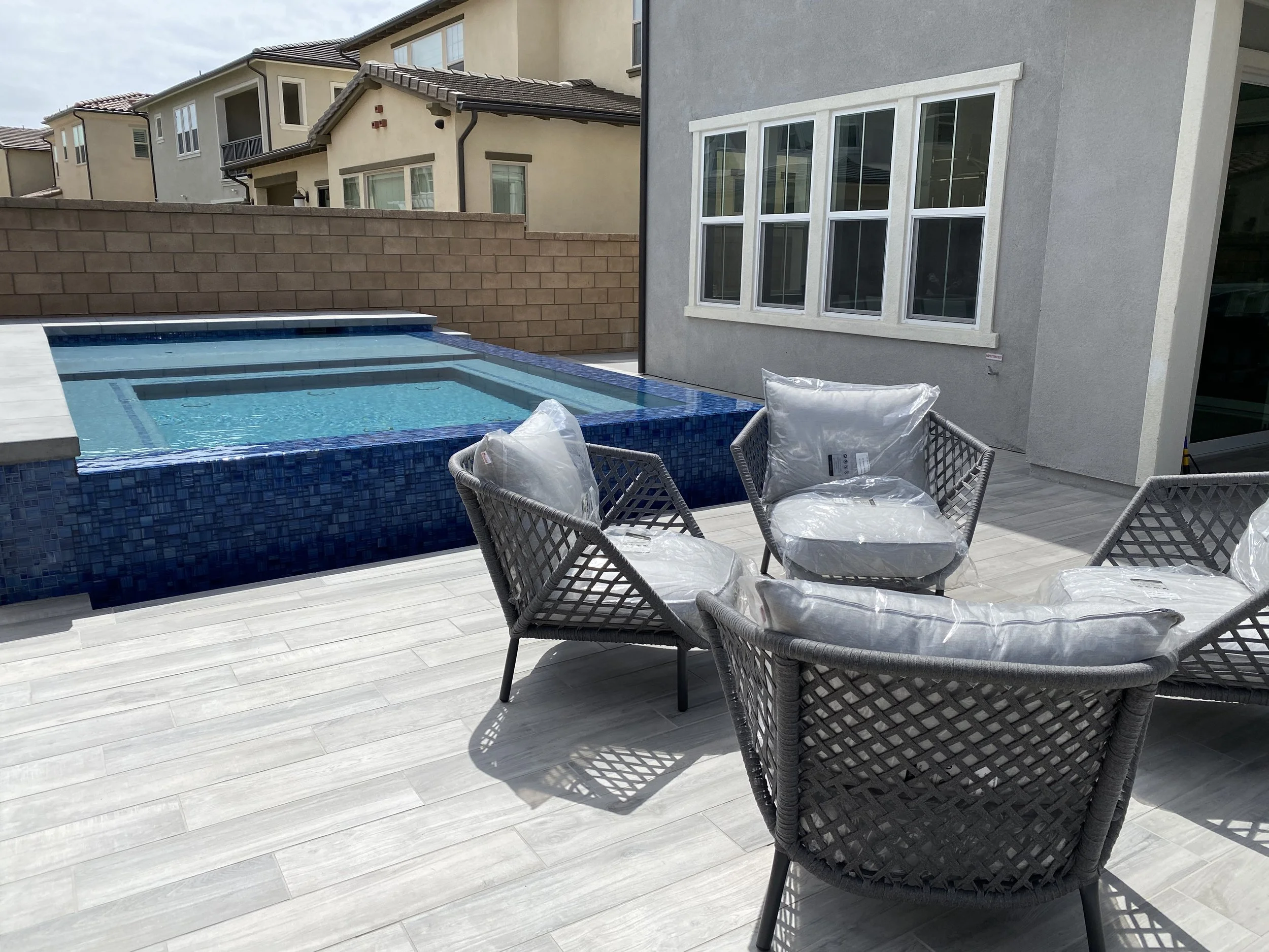 Custom pool design and construction by JSQ Improvements — Huntington Beach pool builder